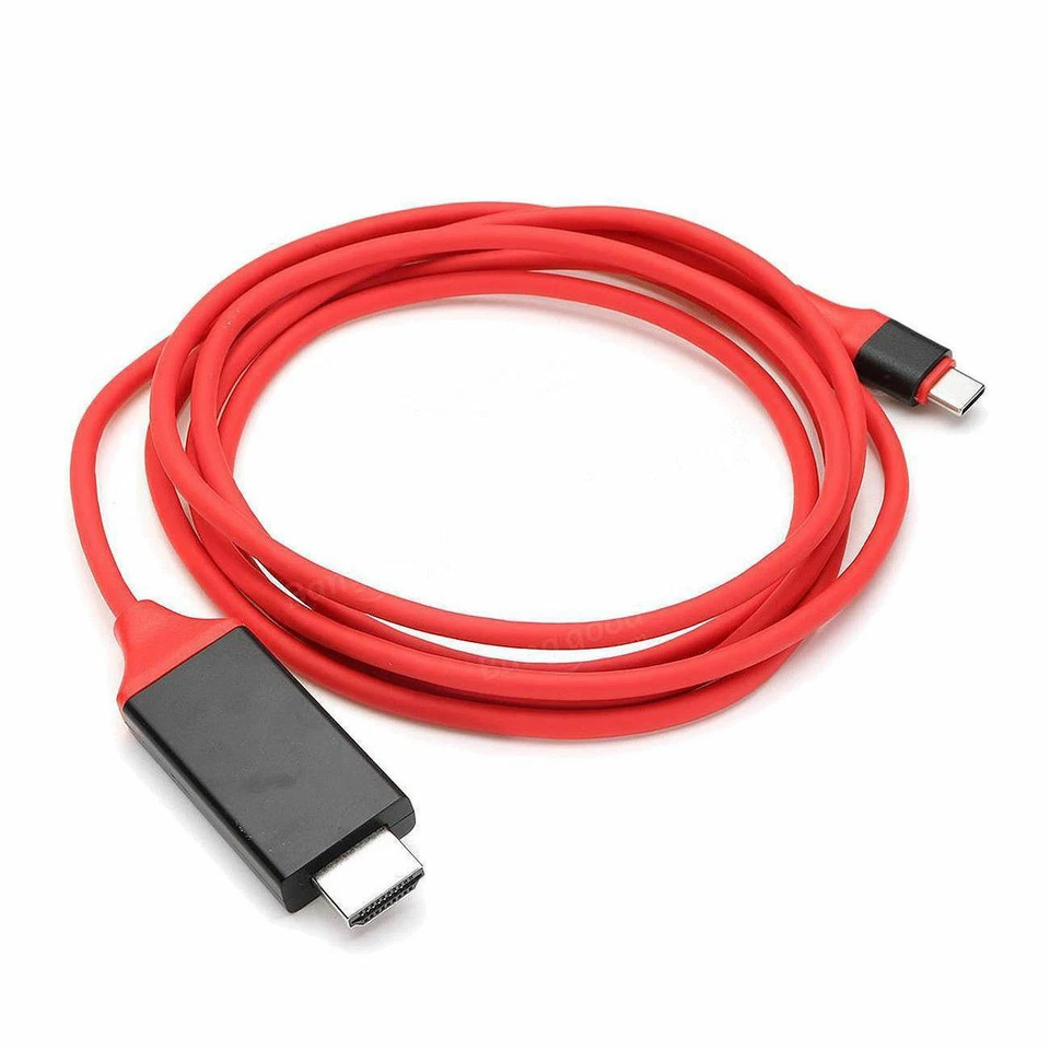 2M USB 3.1 Type C USB-C to 4K 2K HDMI HDTV AV TV Adapter Cable For Phone PC - Image 2 of 4