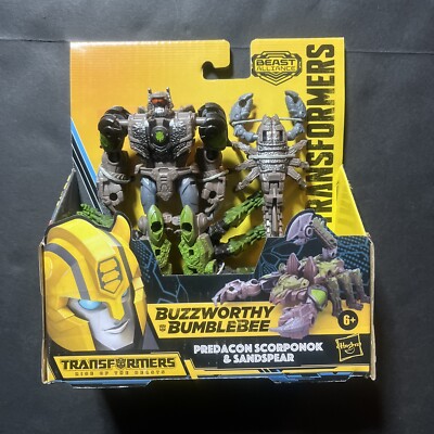 Transformers Buzzworthy Bumblebee ROTB PREDACON SCORPONOK & SANDSPEAR