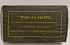 Realistic 40 Channel Emergency Radio System CB Mobile Transceiver TRC-412 Tandy