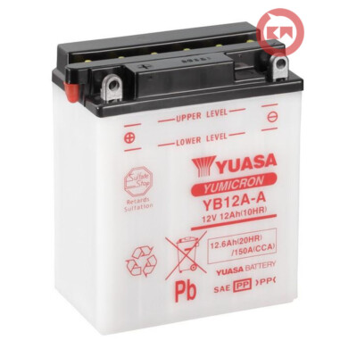YUASA AKKU YB12A-A 12V 12Ah KAWASAKI KZ D 440 1982 1983 1984