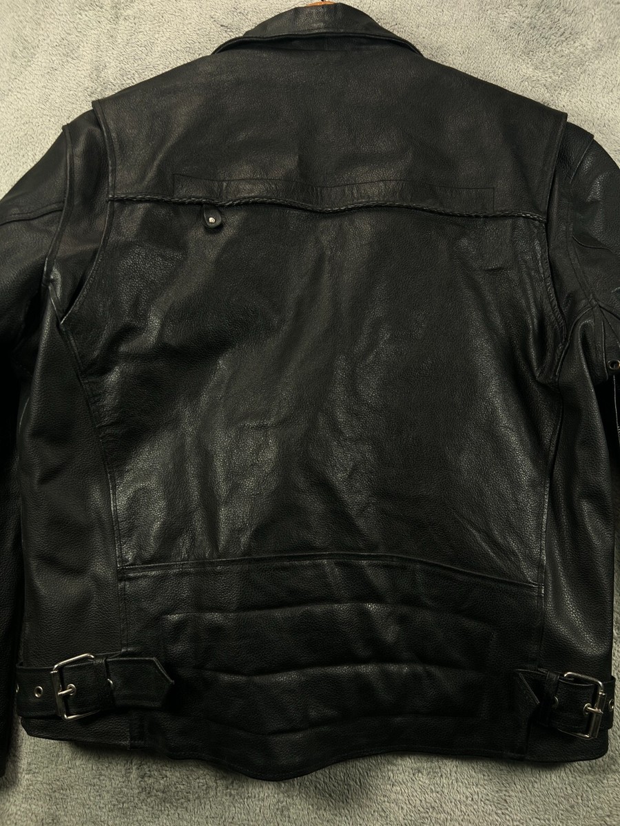 Wild Wear Vintage 90s Hiway Dist Leather Motorcycle Jacket Wild Wear Vintage 90s Hiway Dist Leather Motorcycle Jacket