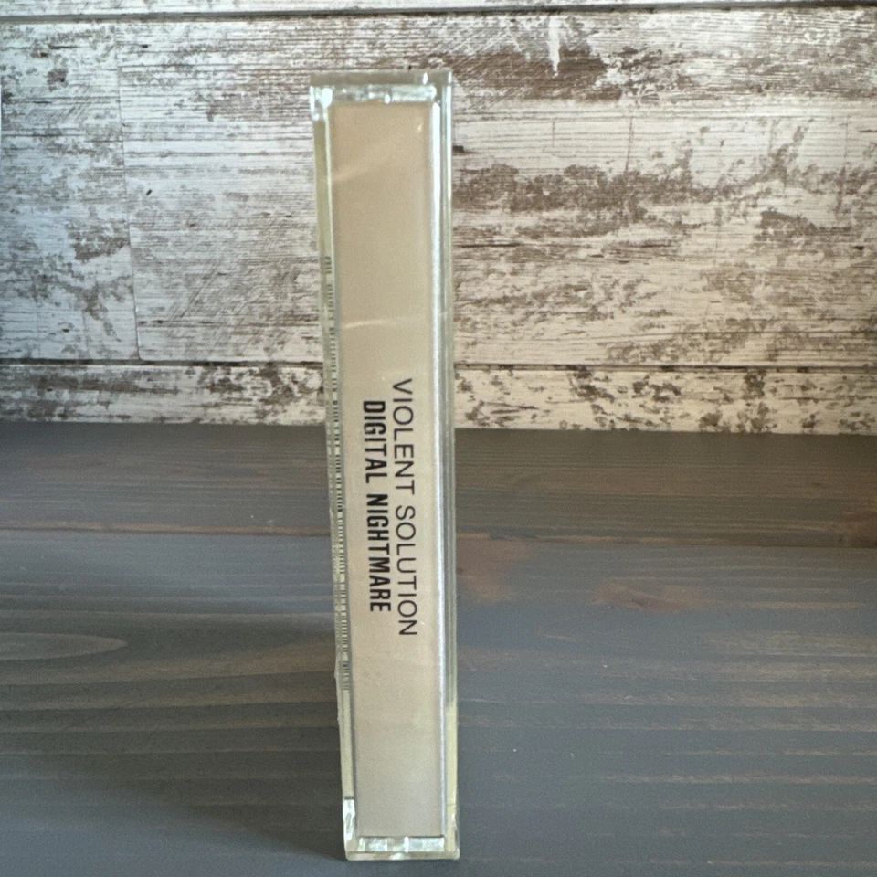 Violent Solution – Digital Nightmare private cassette 1990 DEATH Metal Rare NEW - Image 3 of 4