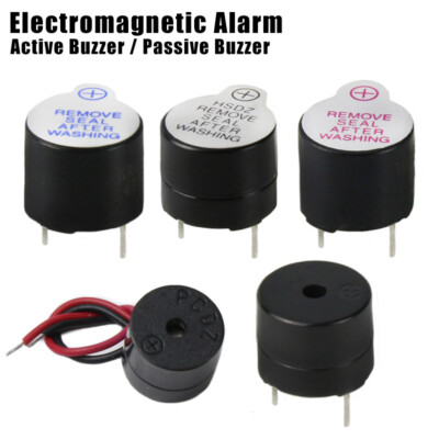10 PCS 5V Active Magnetic Buzzers - 12mm Continuous Beep Alarm For Electronics