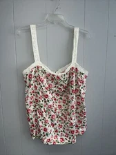 Ann Taylor loft large water tank cotton spring top￼