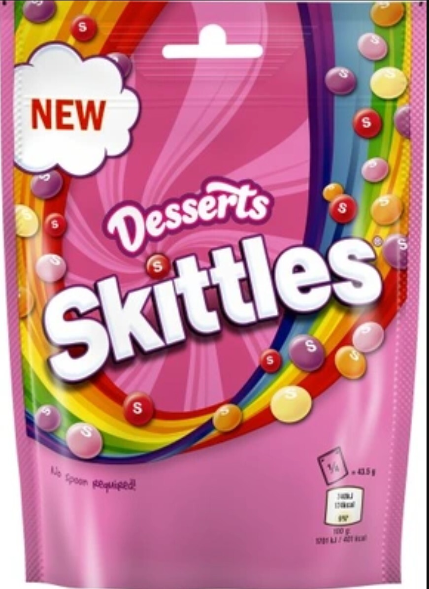 SKITTLES DESSERTS - 174G - CHEWY CANDY - VERY LIMITED EDITION