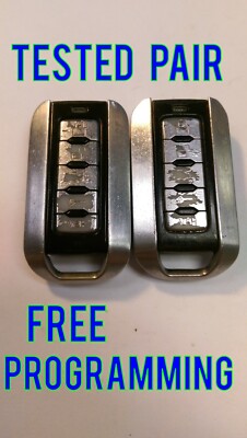 Pair Of Cool Start Keyless Entry Remote Start Control Alarm Fob Q6wbt4123 Ebay