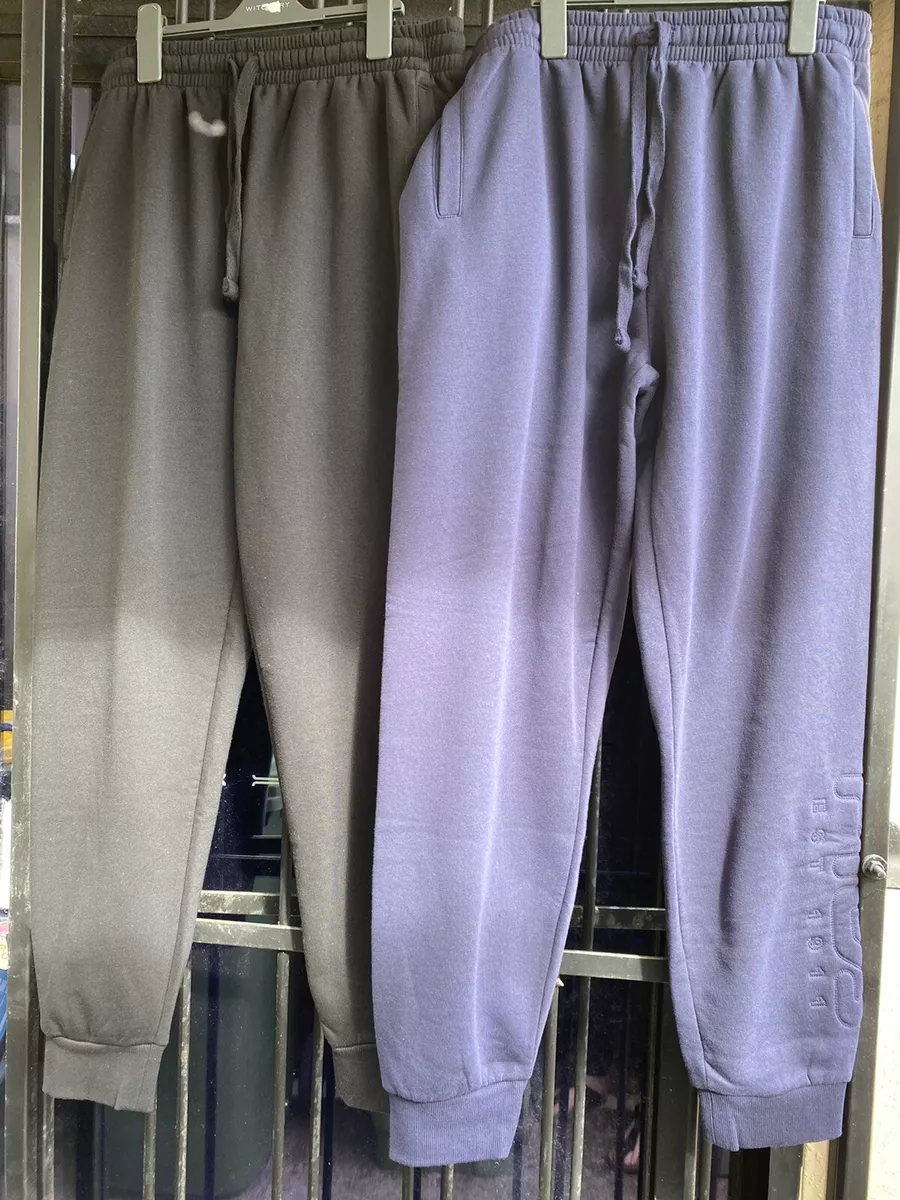 Mens Fila Brushed Fleece Jacob Tracksuit Pants, Track Pants, Trackies