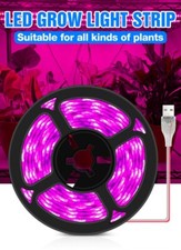 LED Full Spectrum Phyto Lamp USB 5V Grow Light Strip 1M/2M/3M 2835 SMD Plants OM