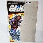 Vintage 1987 1988 Gi Joe 3.75" Hydro-Viper Full Cardback Uncut Filecard