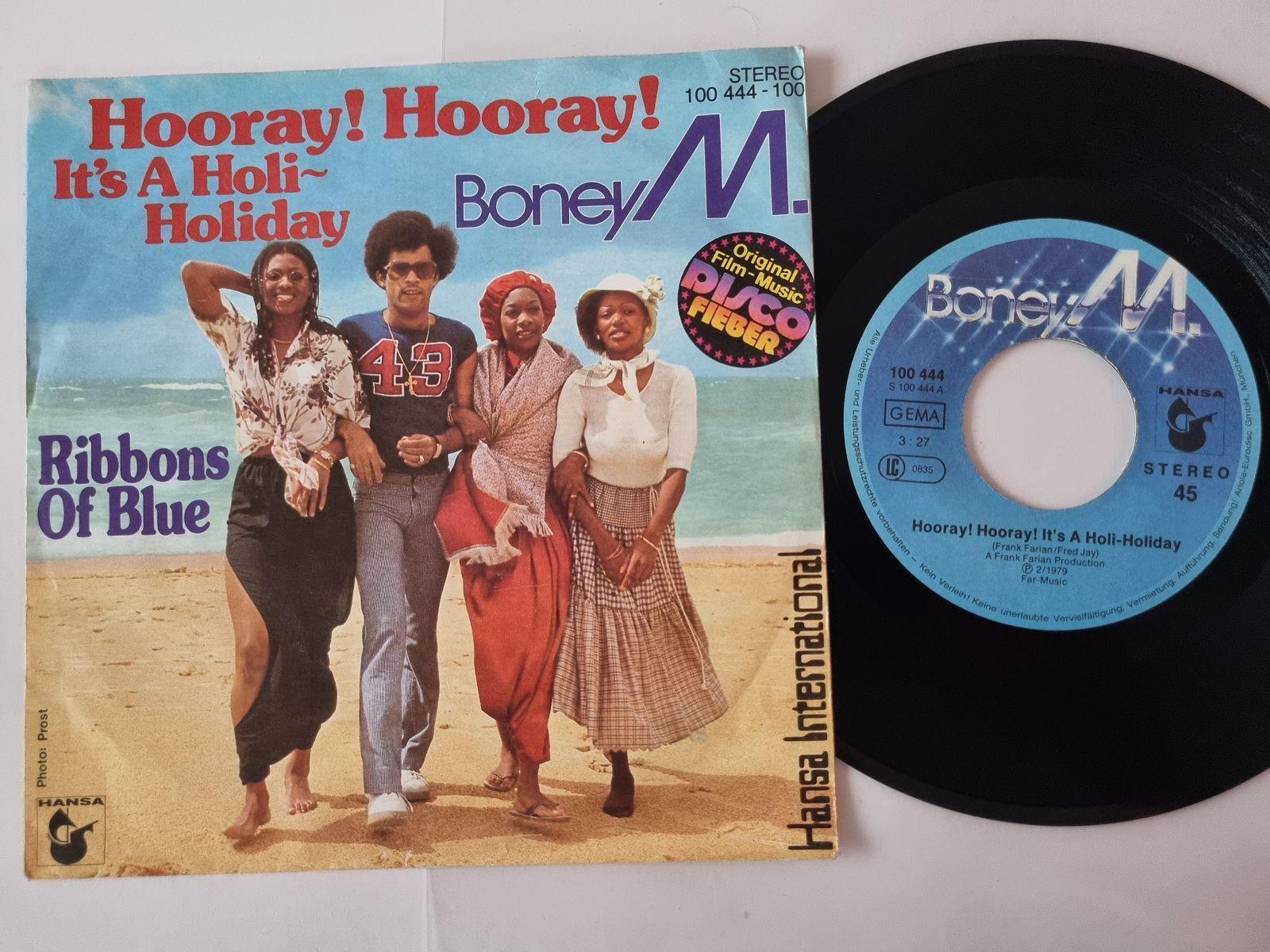 7"" Single Boney M. - Hooray! Hooray! It's a holi-holiday Vinyl Germany