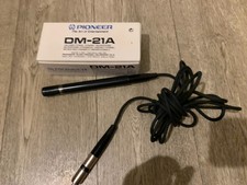 Lot Of 2 Microphones (1) Radio Shack Electret 33-3007 (1) Pioneer Dm-21a