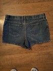 Isabel Maternity Jean MIDI Shorts Expandable Side Panels Size 12 NWT — photo 8