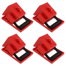 RealPlus Circuit Breaker Lockout Device 4 Pack 480/600 Volt Clamp-on Single Pole