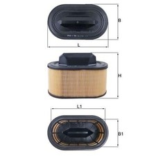 Air Filter LX2966 Mahle 670001545