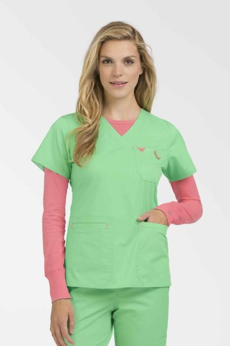 New with Tags Med Couture Women's Heidi Scrub Top 8454 - Picture 9 of 9