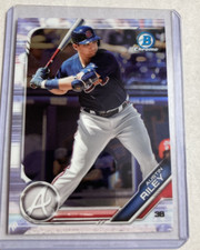 2019 Bowman Chrome #BCP-129- AUSTIN RILEY Rookie RC Card.