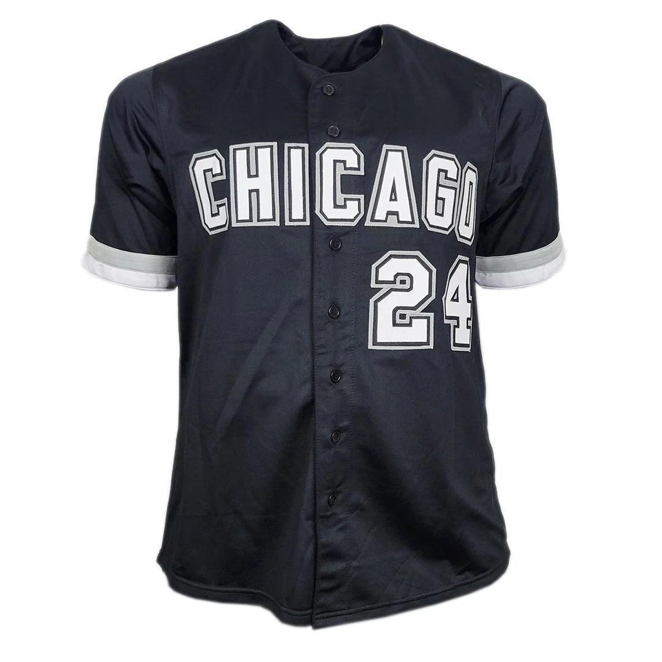 Camiseta de béisbol negra firmada por Yasmani Grandal de Chicago (Beckett) Foto 3 de 3