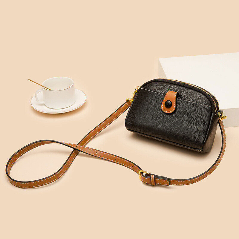 Real Cow Leather Women's mini Crossbody Bag Sling/Shoulder Small Bag