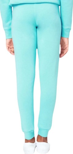 Justice Girls Aqua Blue Fleece Joggers Pull On Elastic Waistband Logo Size 10 - Picture 4 of 12