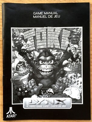 TOKI - NUR ANLEITUNG 100% ORIGINAL ATARI LYNX PAL EURO (DE) Booklet Anleitung