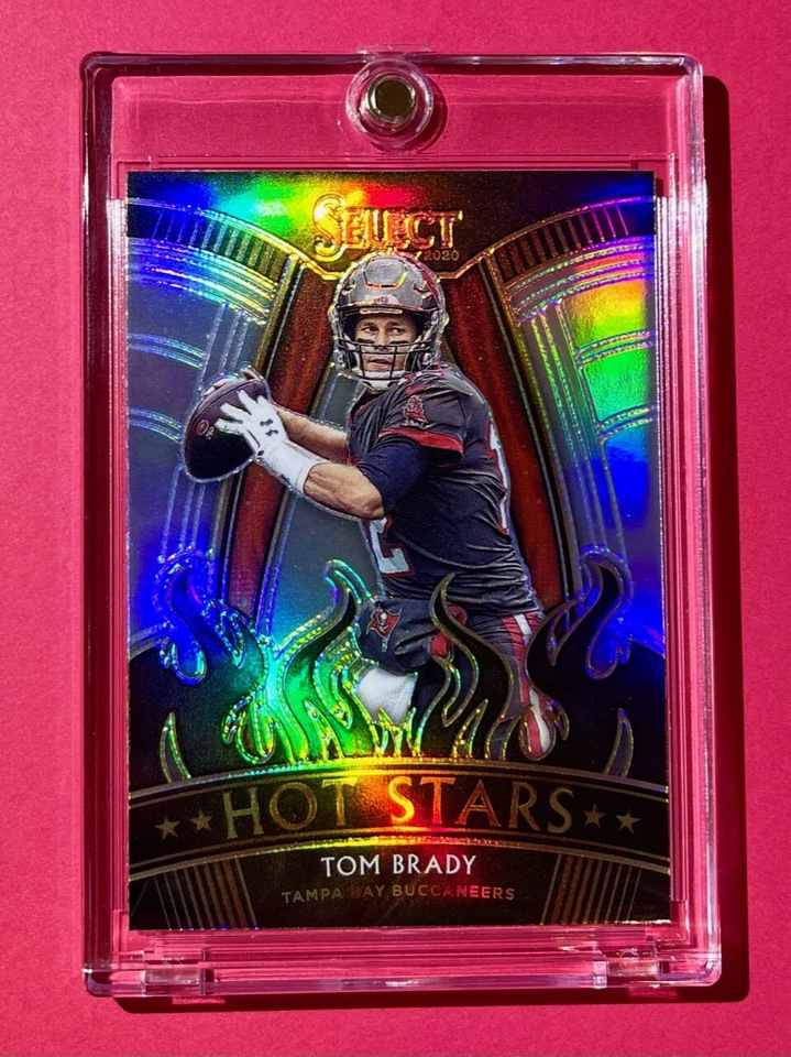 Tom Brady RARE SILVER REFRACTOR PANINI SELECT PRIZM HOT STARS SP INSERT - MINT! - Image 2 of 4