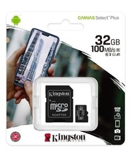 Kingston Micro SD SDHC memory Card Class 10 32GB Memory with SD card Adapter