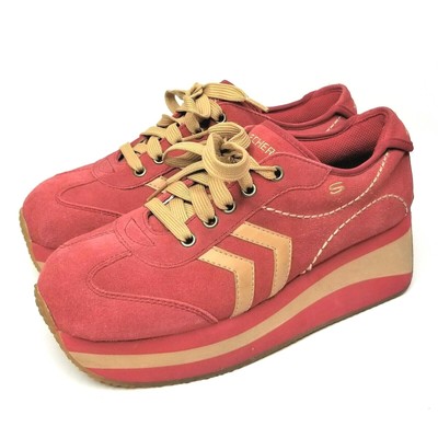 skechers red sneakers