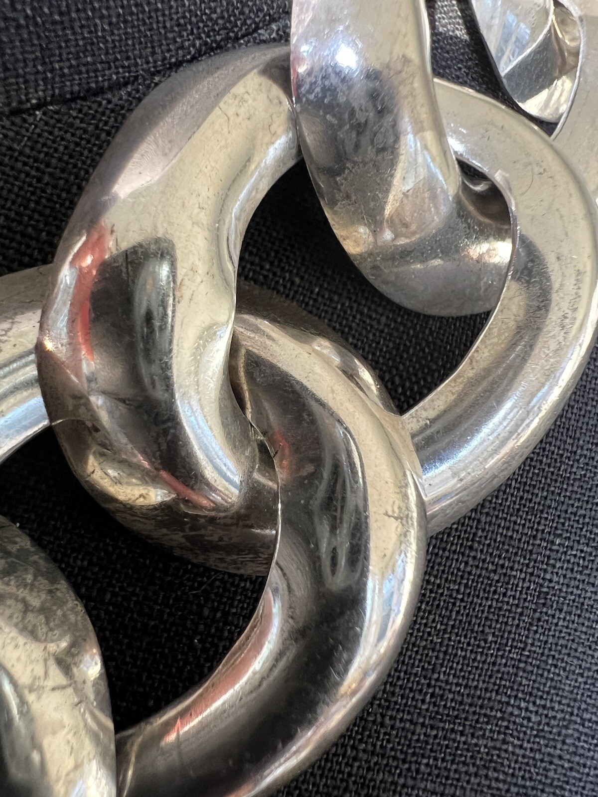 159gr Vintage Solid Sterling Silver Oversize Miam… - image 18