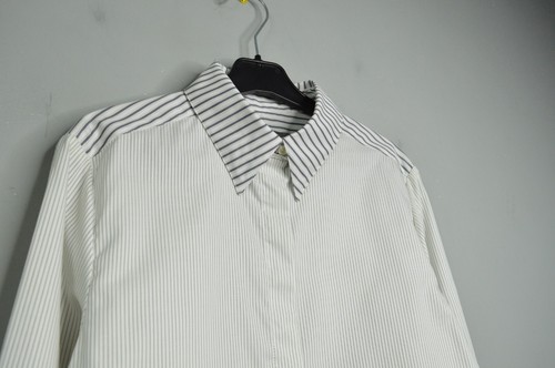 MCQ Alexander Mcqueen Damen Gestreiftes Baumwollhemd mit Knopfleiste Größe IT... - Bild 3 von 13