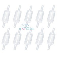 Aquarium Check Valve 10pcs One Way Non Return Valves white