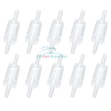 Aquarium Check Valve 10pcs One Way Non Return Valves white