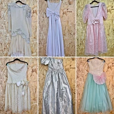 12 Piece Vintage Reseller Bundle, 1980s Formal Wear, Adult Small - Medium