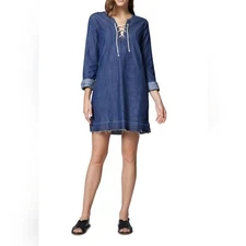 Sanctuary Clothing Womens Denim Shift Mini Dress size M