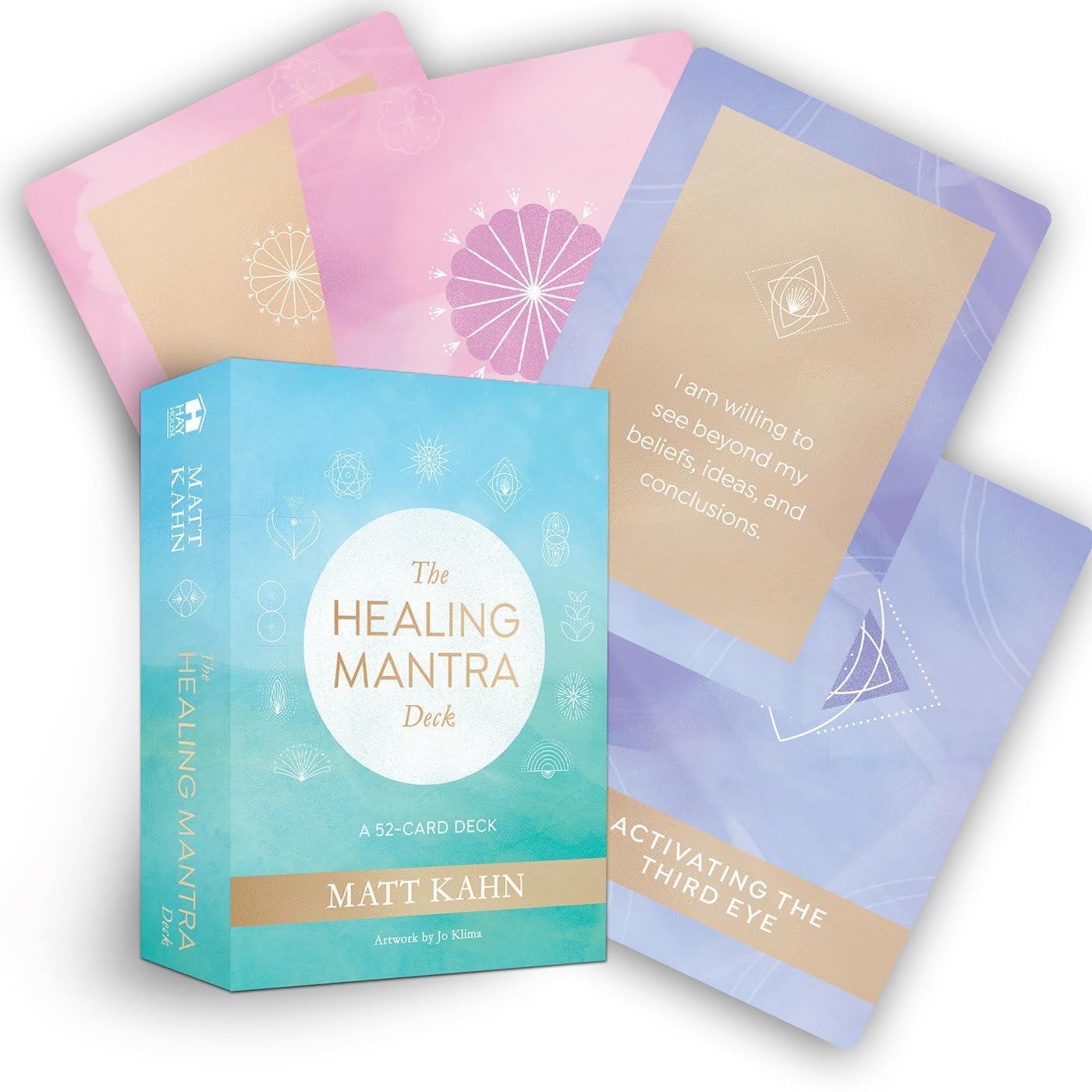 The Healing Mantra Deck by Matt Kahn Religion & Spirituality Book Cards