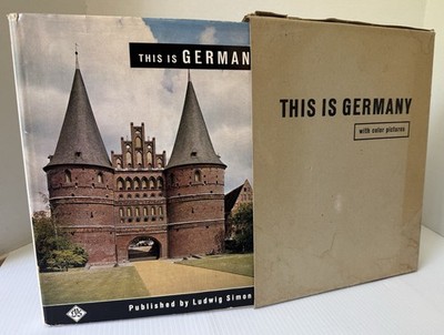 This is Germany A book of Photographs by Otto Siegner. Ludwig Simon HC DJ Sleeve