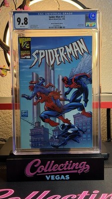 Spider-Man Wizard #1/2 (Half) CGC 9.8  Wizard Authentic Edition Rick Leonardi