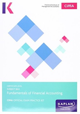 CIMA BA3 Fundamentals of Financial Accounting - Exam Pra... Paperback / softback