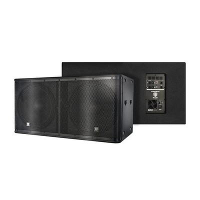 PRORECK Dual 18 inch Powered Subwoofer 5000 Watts Class-D DSP Live Stage Box