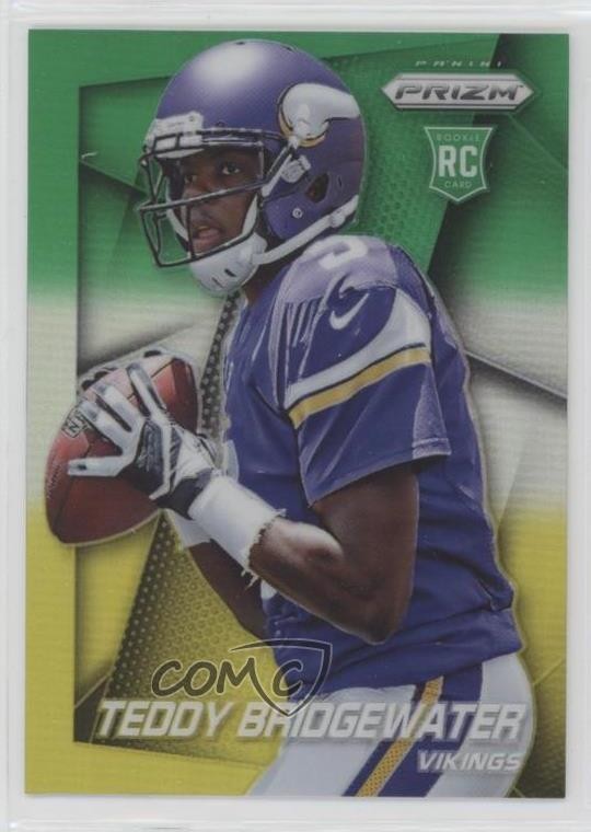 2014 Panini Prizm Neon Green & Yellow Teddy Bridgewater #242 0jr6