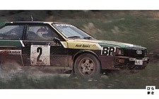 1/18 Diecast Car Audi Quattro Audi Sport Mouton Pons Rallye 1000 Pistes 1981