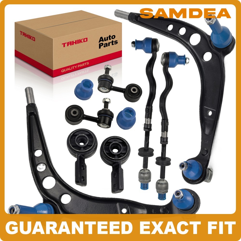 Front Control Arm Ball Joint Tie Rod Suspension Kit Fit For BMW E36 318 323 325