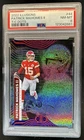 2022 Panini Illusions Patrick Mahomes II Trophy Dots #44 Chiefs PSA 8