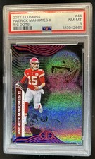 2022 Panini Illusions Patrick Mahomes II Trophy Dots #44 Chiefs PSA 8