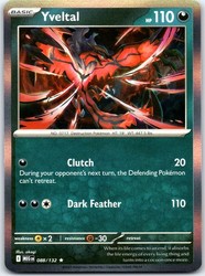 Yveltal 088/132 Mega Evolution Holo Rare