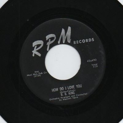 R&B Blues - B.B. KING - How Do I Love You