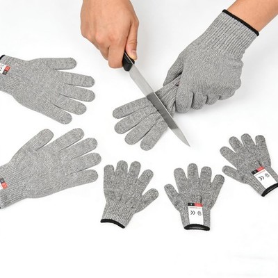 5 Pairs Cut Resistant Gloves Family Pack Level 5 Protection,BPA-Free & Reusab...