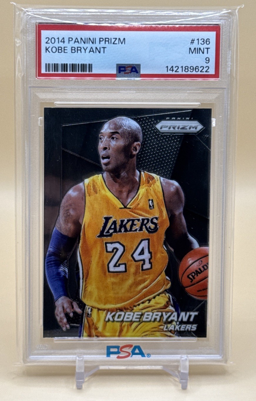 2014 PANINI PRIZM #136 KOBE BRYANT PSA 9 🚨