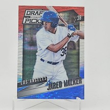 2014 Panini Prizm Draft Picks #59 Jared Walker Red White and Blue Pulsar