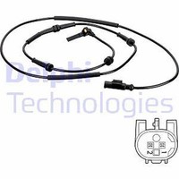 Delphi SS20635 Sensor, Raddrehzahlsensor FüR Alfa Romeo