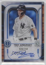 2022 Topps Tribute Tribute Auto Blue 29/150 Trey Amburgey #TA-TAM Auto 1u6